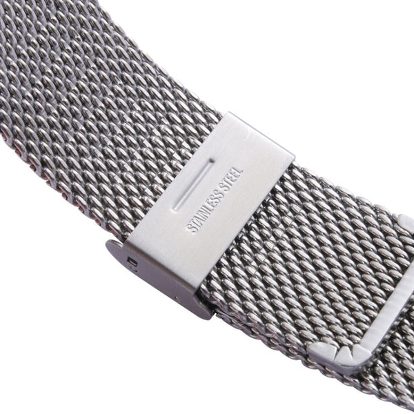 For Apple Watch 38mm Milanese Classic Buckle Stainless Steel Watch Band , Only Used in Conjunction with Connectors ( S-AW-3291 )