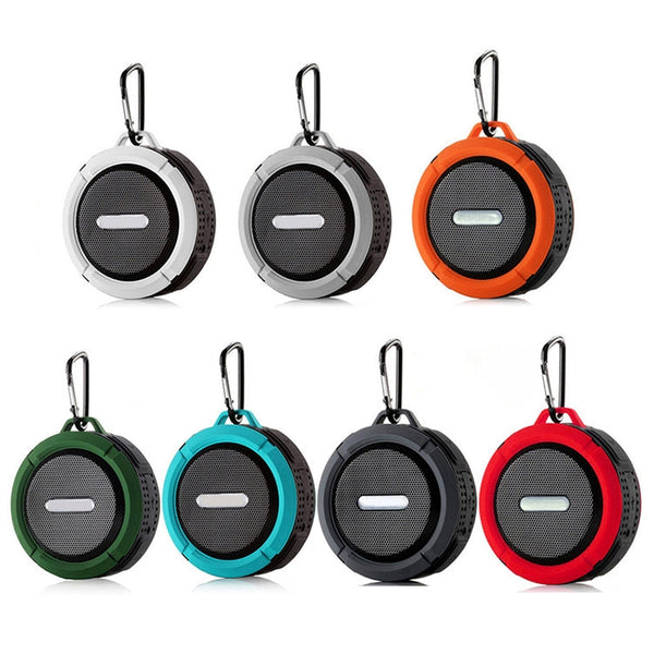 C6 Outdoor Waterproof Bluetooth Speaker with Suction, Support Hands-free Calling