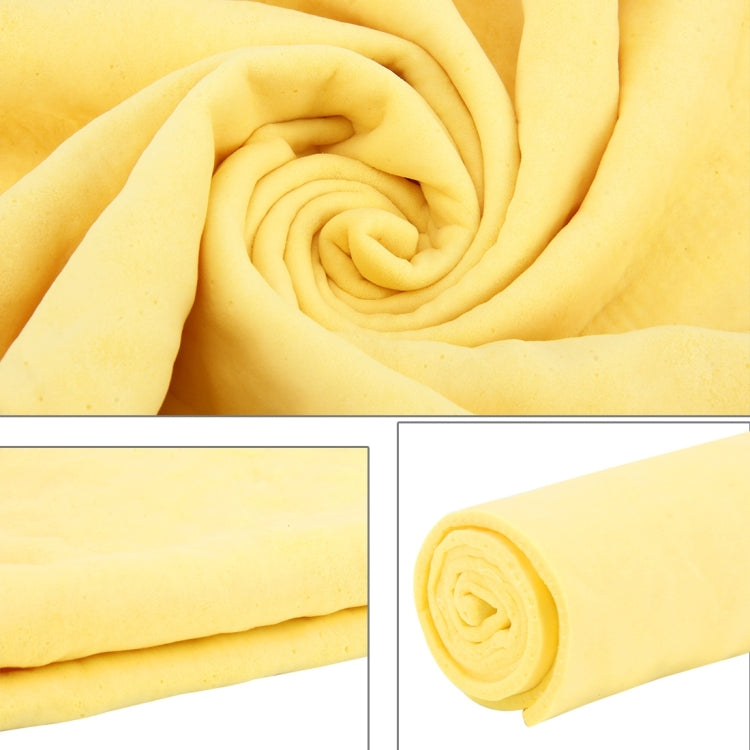 KANEED Synthetic Chamois Drying Towel Super Absorbent PVA Shammy Cloth for Fast Drying of Car, Size: 43 x 32 x 0.2cm, Drying Towel Super Absorbent PVA Shammy Cloth