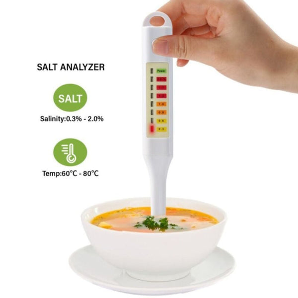 Salinity Analyzer Meter Salty Check Food Salinometer Waterproof Salt Tester , NS01