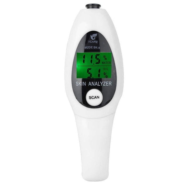 Mini Portable LCD Digital Moisture Skin Care Tester Moisture Oil Content Analyzer