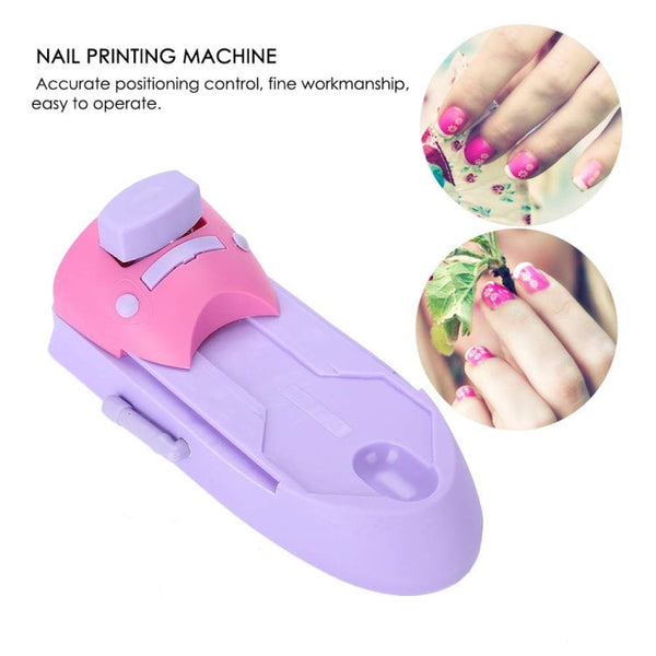 DIY Nail Art Printing Stamp Machine Set