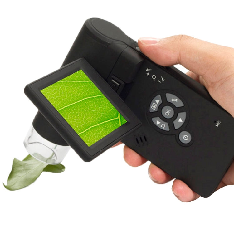 500X 5 Mega Pixels 3 inch LCD Handhold Digital Microscope with 8 LEDs , DMS-039M 500X