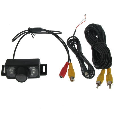 7 LED IR Infrared Waterproof Night Vision Wired Short Lens DVD Rear View, With Scaleplate , Support Installed in Car DVD Navigator or Car Monitor , Wide Viewing Angle: 140 degree (YX002)