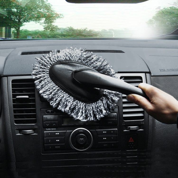 KANEED SL-915 Car Dash Duster Washable Microfiber Interior and Exterior Surface Cleaner Wax Treated Professional Detailing Tool, Size: 34 x 19cm, Surface Cleaner, Surface Cleaner Blue