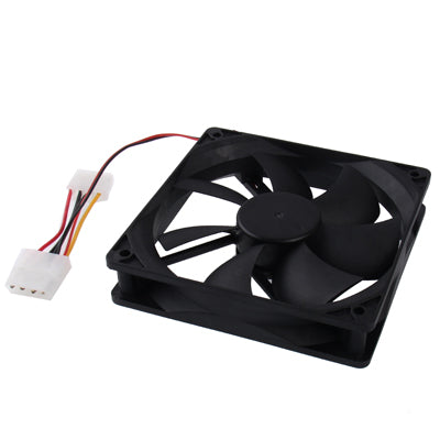 120mm 4-pin Cooling Fan with Dual Connectors , 120mm 4-pin