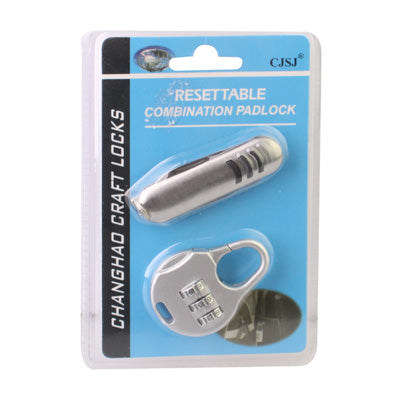 3 Digits Portable Mini Combination Lock / Tool Knife, Combination Lock