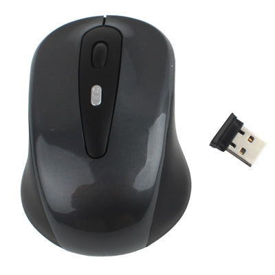 2.4GHz Wireless Optical Mouse with USB Receiver, Plug and Play, Working Distance up to 10 Meters