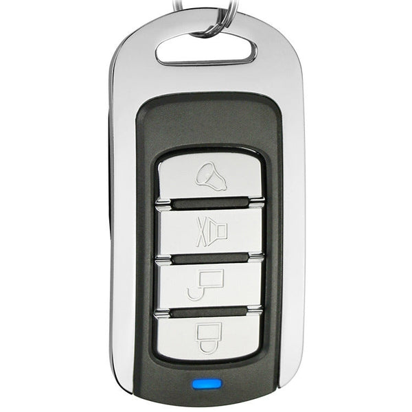 315MHz Metal Learning Code 4 Keys Remote Control for Car Garage Door (Black + Silver), 315MHz