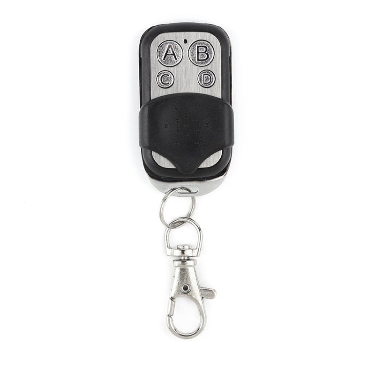 315MHz Metal Wireless Learning Code 4 Keys Remote Control (Black + Silver), 315MHz