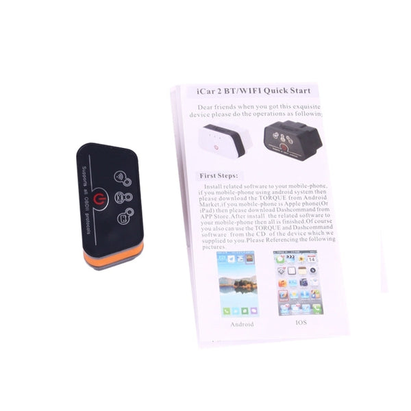 High Quality Super Mini Vgate iCar2 ELM327 OBDII WiFi Car Scanner Tool, Support Android & iOS