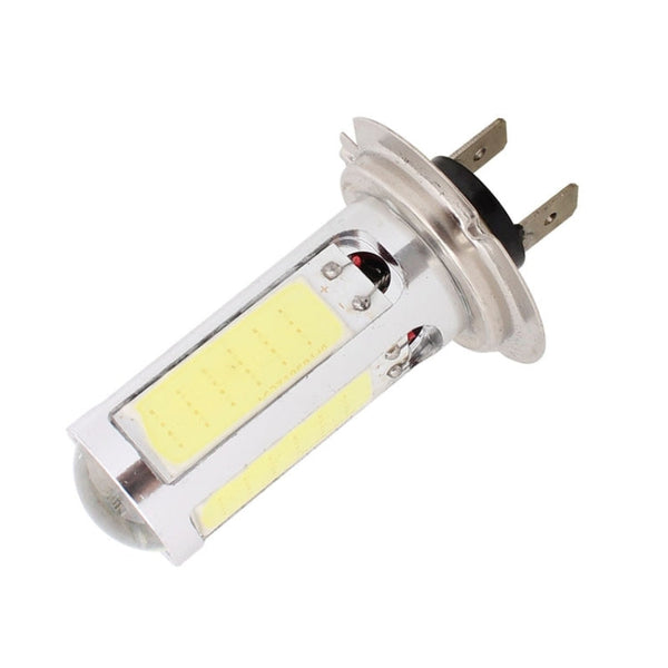 2PCS H7 1250LM 20W + 5W 5 x COB LED White Light Car Front Fog Lamp Bulb, DC 12V