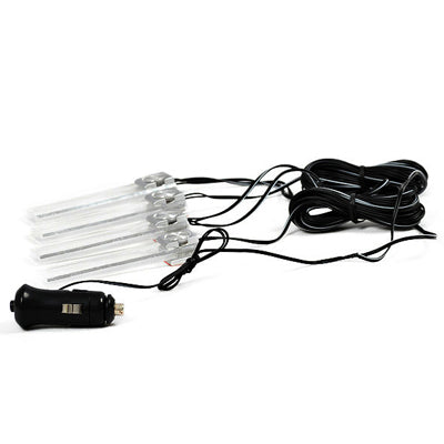 4X Car Illumination Blue Light LED Dash Decoration Lamp