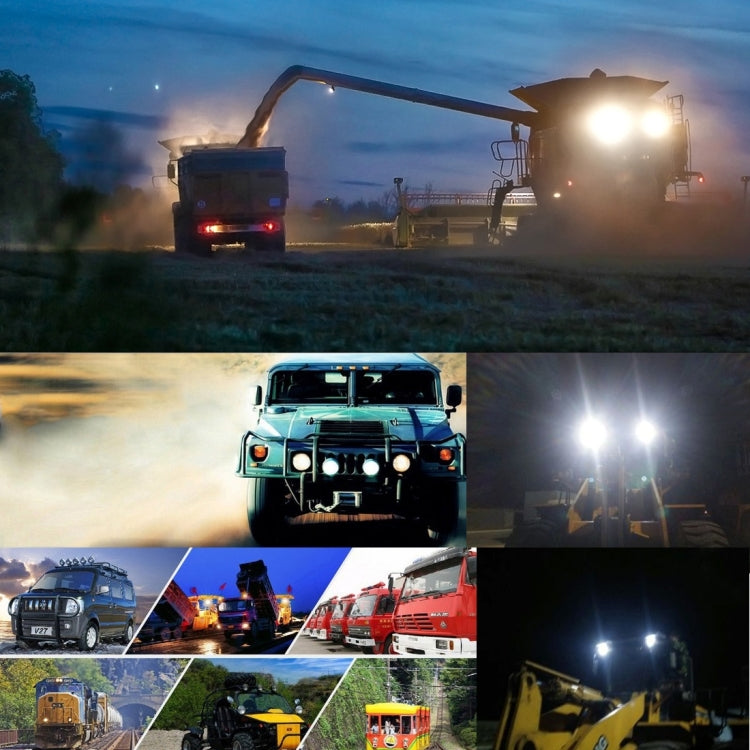 18W  6 LED White Light Floodlight Engineering Lamp / Waterproof IP67 SUVs Light, DC 10-30V