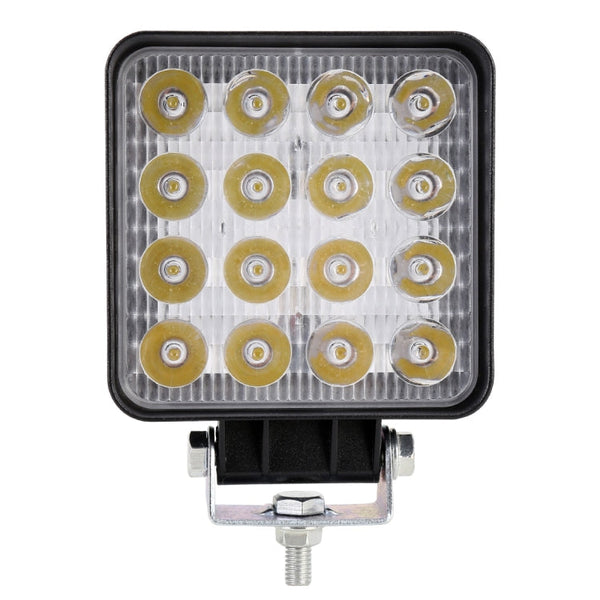 48W Bridgelux 4000lm 16 LED White Light Condenser Engineering Lamp / Waterproof IP67 SUVs Light, DC 10-30V