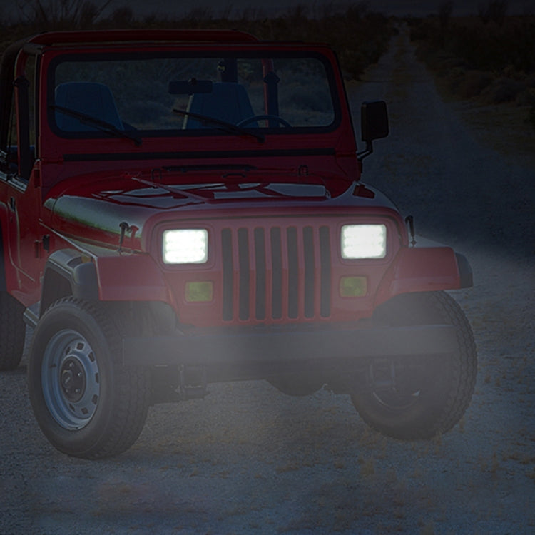 48W Bridgelux 4000lm 16 LED White Light Condenser Engineering Lamp / Waterproof IP67 SUVs Light, DC 10-30V