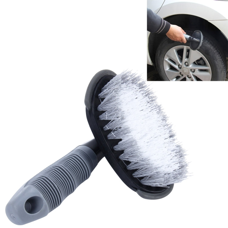 KANEED Car Motorcycle Washing Tool Car Tyre / Wheel Wash Cleaning Brush with Handle, Car Wheel Brush