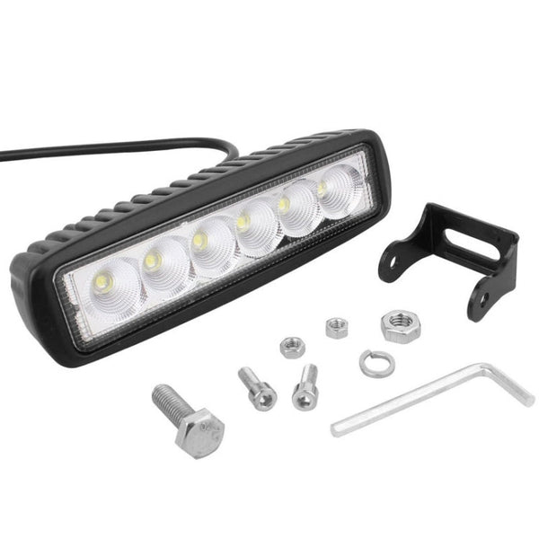 18W 1440LM Epistar 6 LED  Car Work Lamp Bar Light Waterproof IP67, DC 10-30V