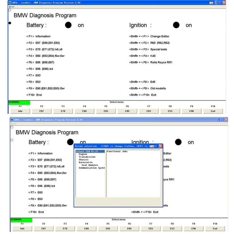 20 Pin to 16 Pin OBDII Diagnostic Connector Adapter Cable for BMW