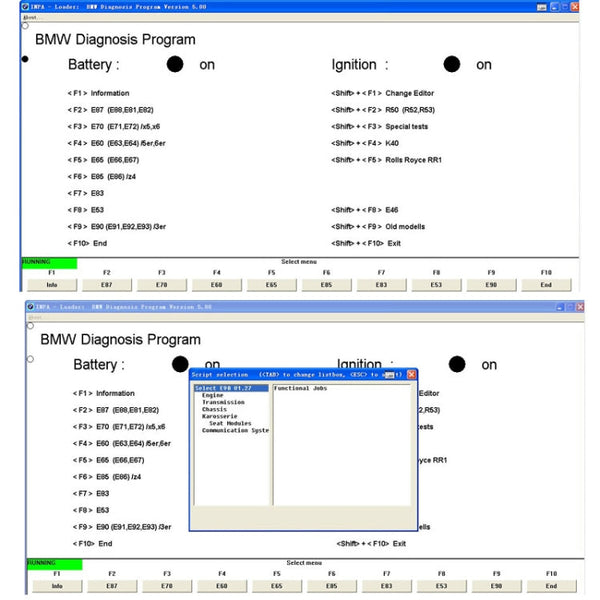 20 Pin to 16 Pin OBDII Diagnostic Connector Adapter Cable for BMW