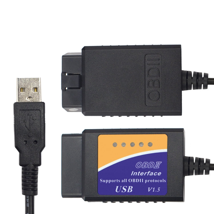 ELM327 Interface USB V1.5 OBDII Auto Diagnostic Scanner Tool