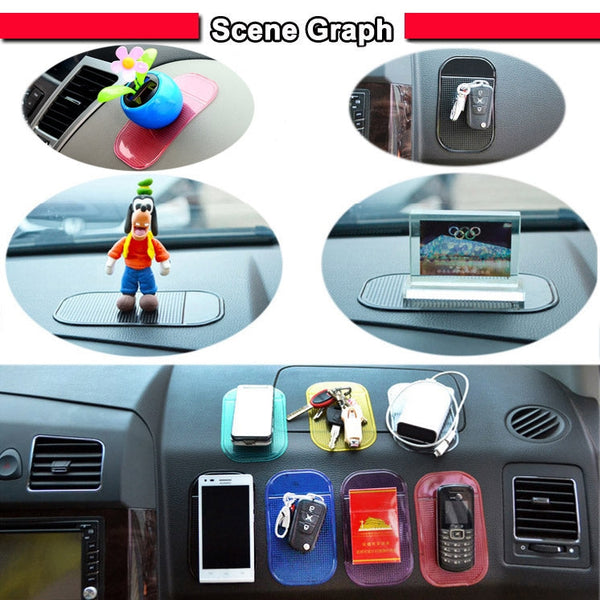 10 PCS Car Anti-Slip Mat Super Sticky Pad for Phone / GPS/ MP4/ MP3
