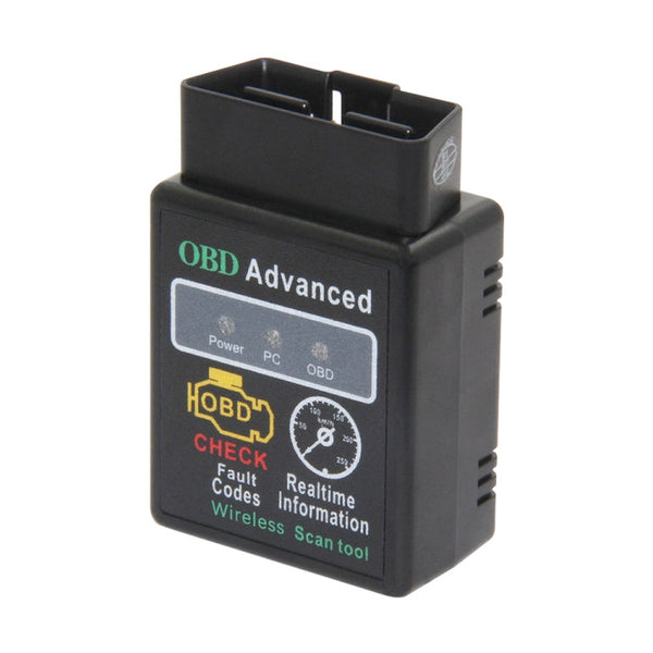HH OBD ELM327 OBDII V1.5 Bluetooth Advanced Scan Tool Wireless Fuel Speed Diagnostic Tool, ELM327