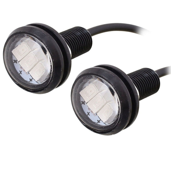 2 PCS MZ 22.5mm 1.5W 150LM White Light 3 LED SMD 5630 Spotlight Eagle Eye Light Daytime Running Light for Vehicles