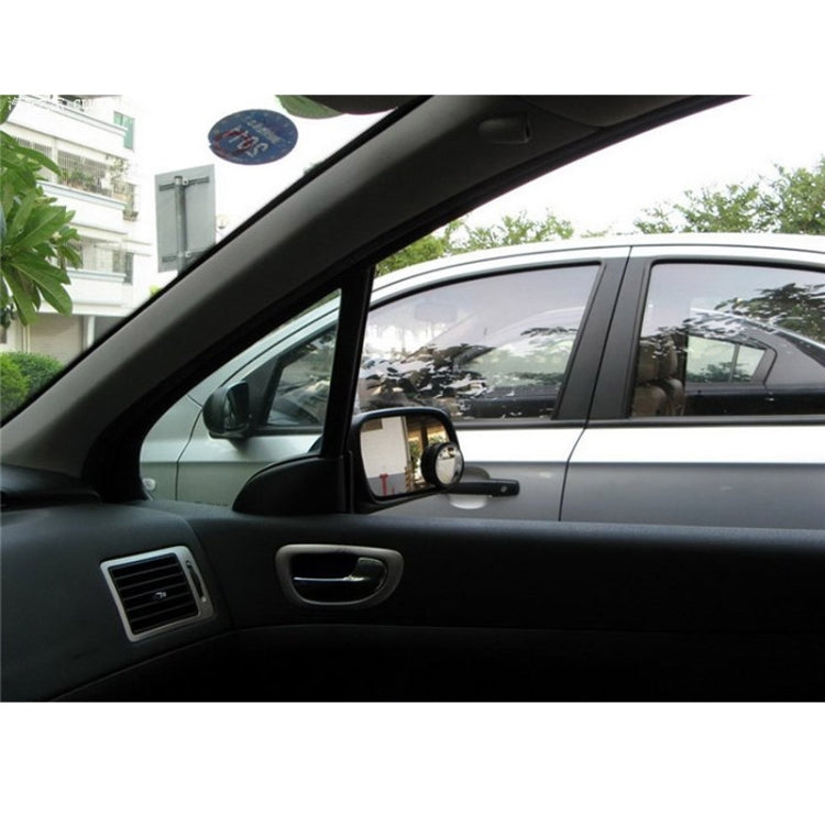 2 PCS 3R11 Car Rear View Mirror Wide Angle Mirror Side Mirror, 360 Degree Rotation Adjustable, 3R-011(Black), 3R-011