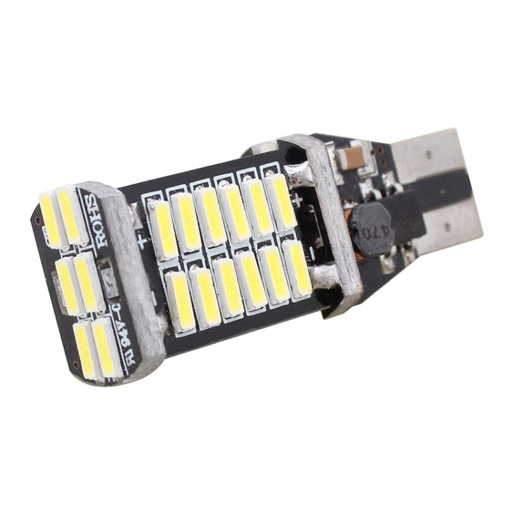 2PCS T15 6W 30-SMD 4014 6500K 900LM White Light Decoded Error-Free LED Car Backup Lamp