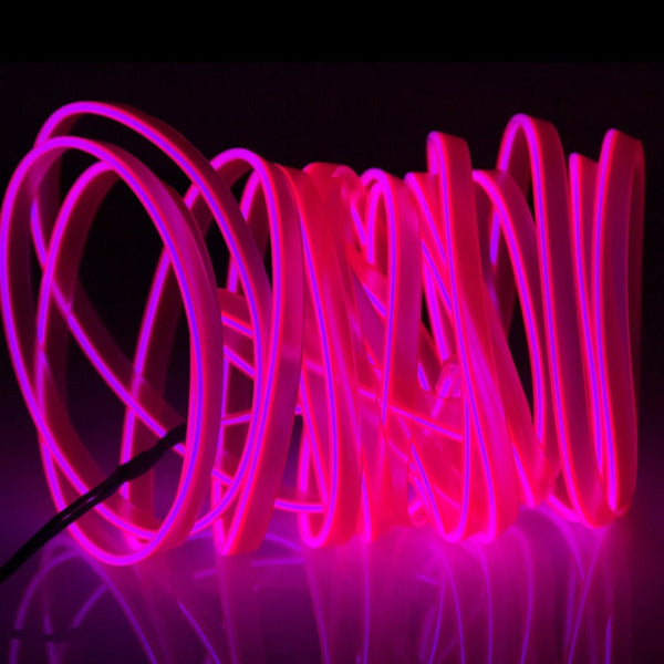 Waterproof Flat Flexible Car Strip Light with Driver for Car Decoration, Length: 5m