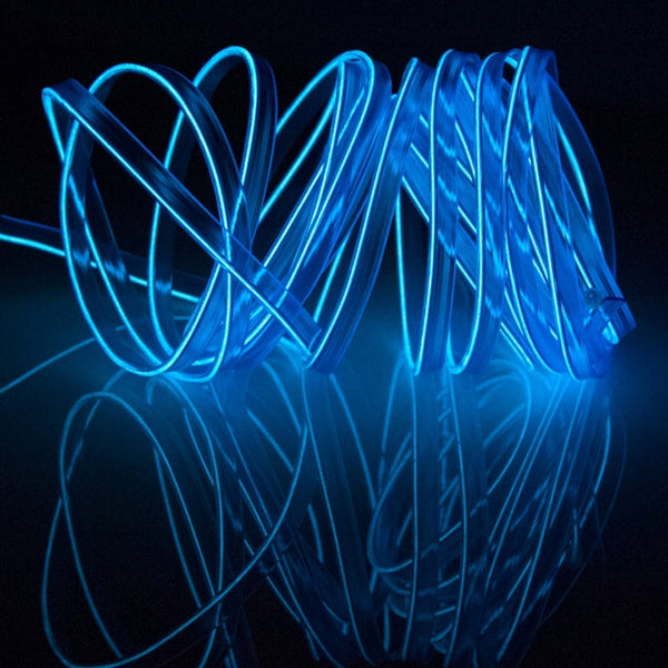 Waterproof Flat Flexible Car Strip Light with Driver for Car Decoration, Length: 5m