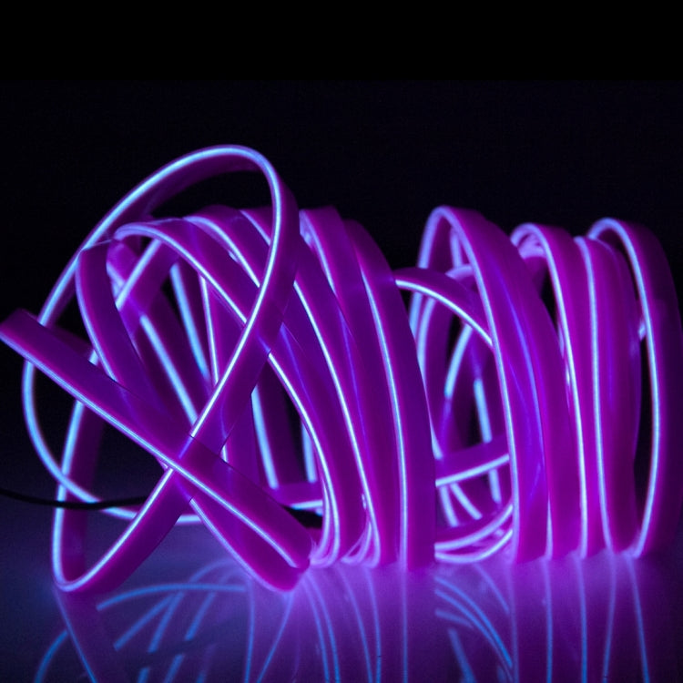 Waterproof Flat Flexible Car Strip Light with Driver for Car Decoration, Length: 5m