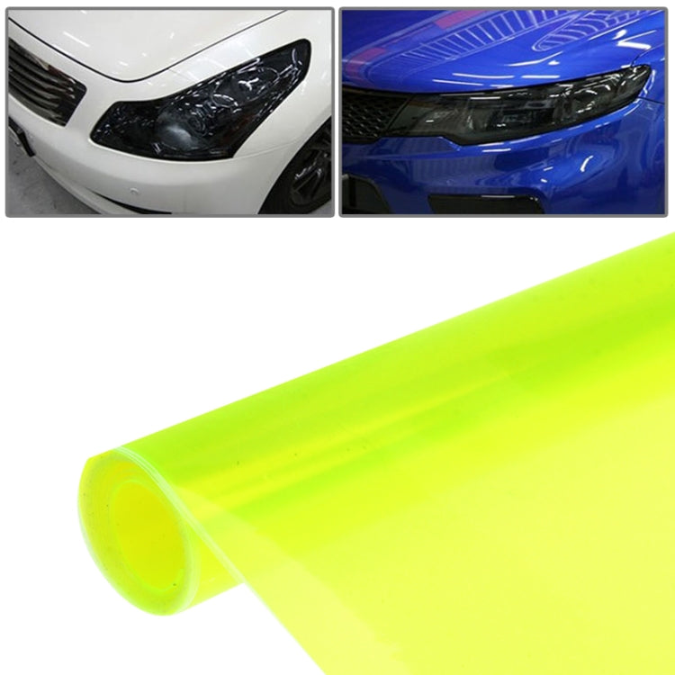 Protective Decoration Flash Point Car Light Membrane /Lamp Sticker, Size: 195cm x 30cm