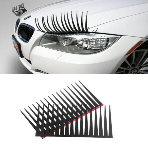 2 PCS Etle Electric Eye Vehicle Eyelashes