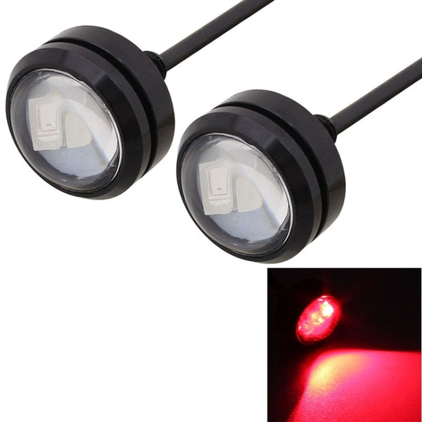 2 PCS 22.5mm 1.5W 150LM Ice Blue Light 3 LED SMD 5630 Spotlight Eagle Eye Light Daytime Running Light for Vehicles