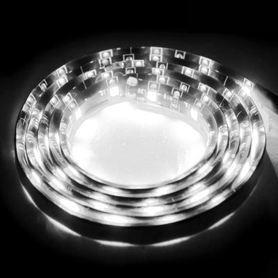 5 PCS 1.7W 60 LED 3528 SMD Waterproof Flexible Car Strip Light, DC 12V, Length: 1m