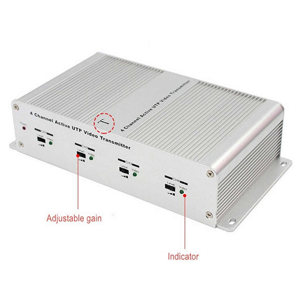 4 Channel Active UTP Video Transmitter, 411T