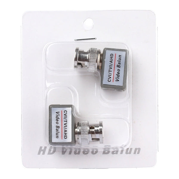 2 PCS 202C-HD CVI/TVI/AHD 1CH Passive Video Balun Coaxial Adapter, 202C-HD