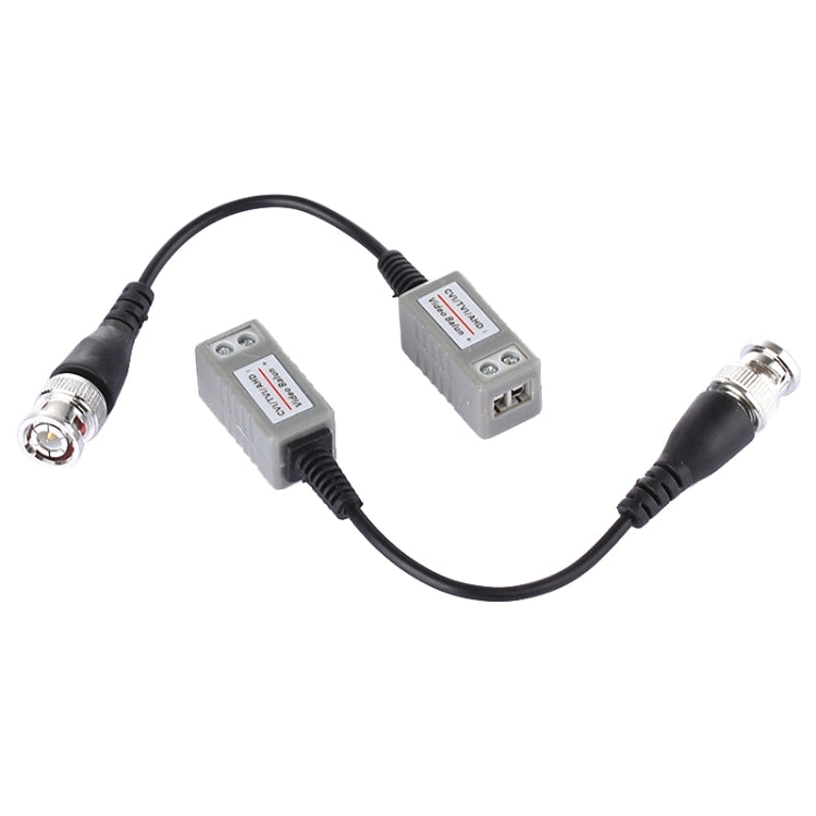 2 PCS HD 202P Coaxial CVI/TVI/AHD 1CH Passive Transceiver Video Balun, 202P
