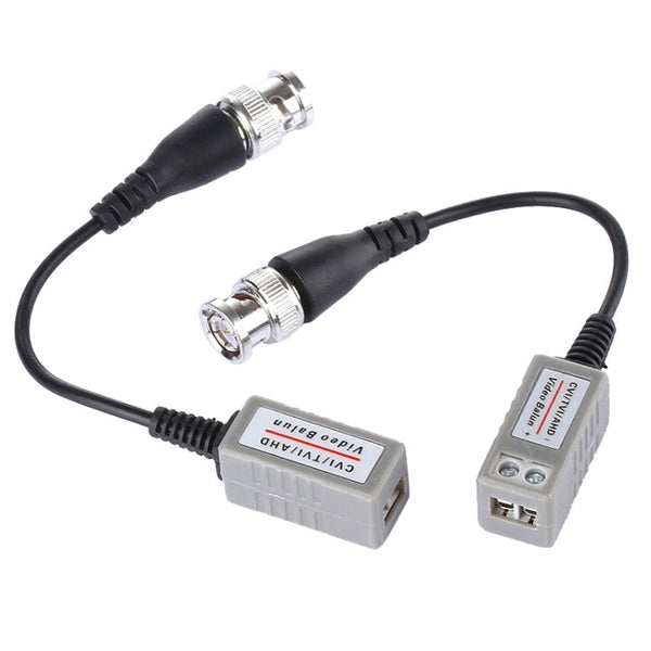 2 PCS HD 202P Coaxial CVI/TVI/AHD 1CH Passive Transceiver Video Balun, 202P