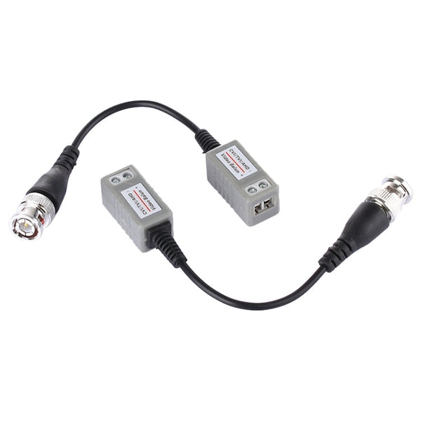 2 PCS HD 202P Coaxial CVI/TVI/AHD 1CH Passive Transceiver Video Balun, 202P
