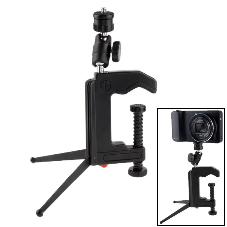 Portable Multi-Function Folding Clamp Tripod for Mini Card Digital Camera