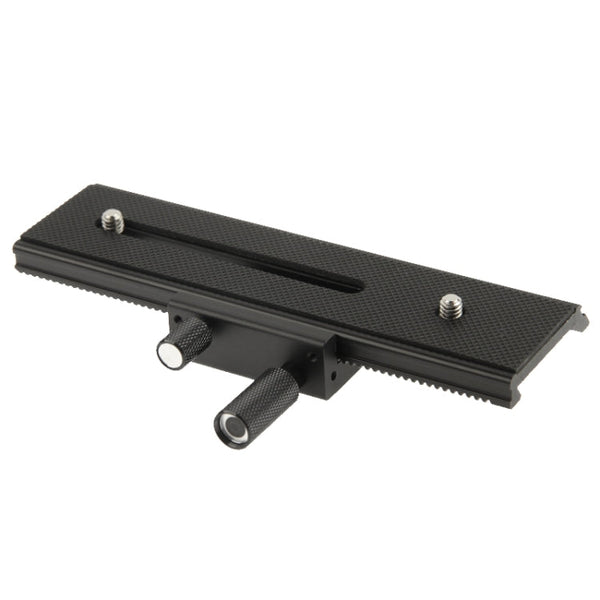 2-way Macro Focus Rail Slider Long-type Tripod Head Plate