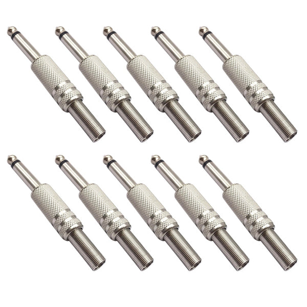 JL0056 6.36mm Audio Jack Connector (10 Pcs in One Package, the Price is for 10 Pcs), JL0056 6.36mm Audio
