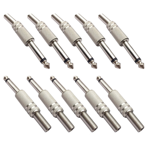 JL0056 6.36mm Audio Jack Connector (10 Pcs in One Package, the Price is for 10 Pcs), JL0056 6.36mm Audio