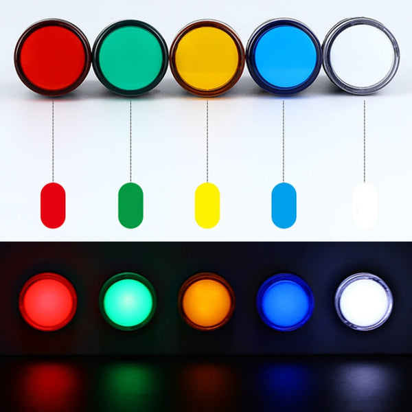 AD16-22D / S 22mm LED Signal Indicator Light Lamp, 220V