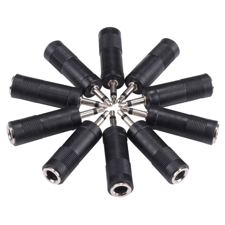 3.5mm Male to 6.35mm Female Mono Sound Converters Adapters (100 Pcs in One Package, the Price is for 100 Pcs)