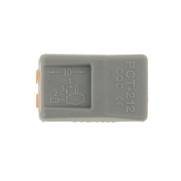 10 PCS Universal Compact 2 Pin Push Clamp Solderless Wire Connector, 2 Pin