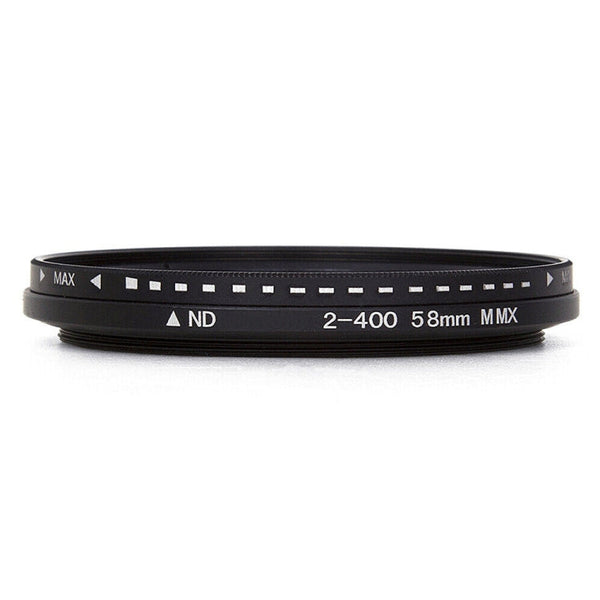 58mm ND Fader Neutral Density Adjustable Variable Filter ND 2 to ND 400 Filter
